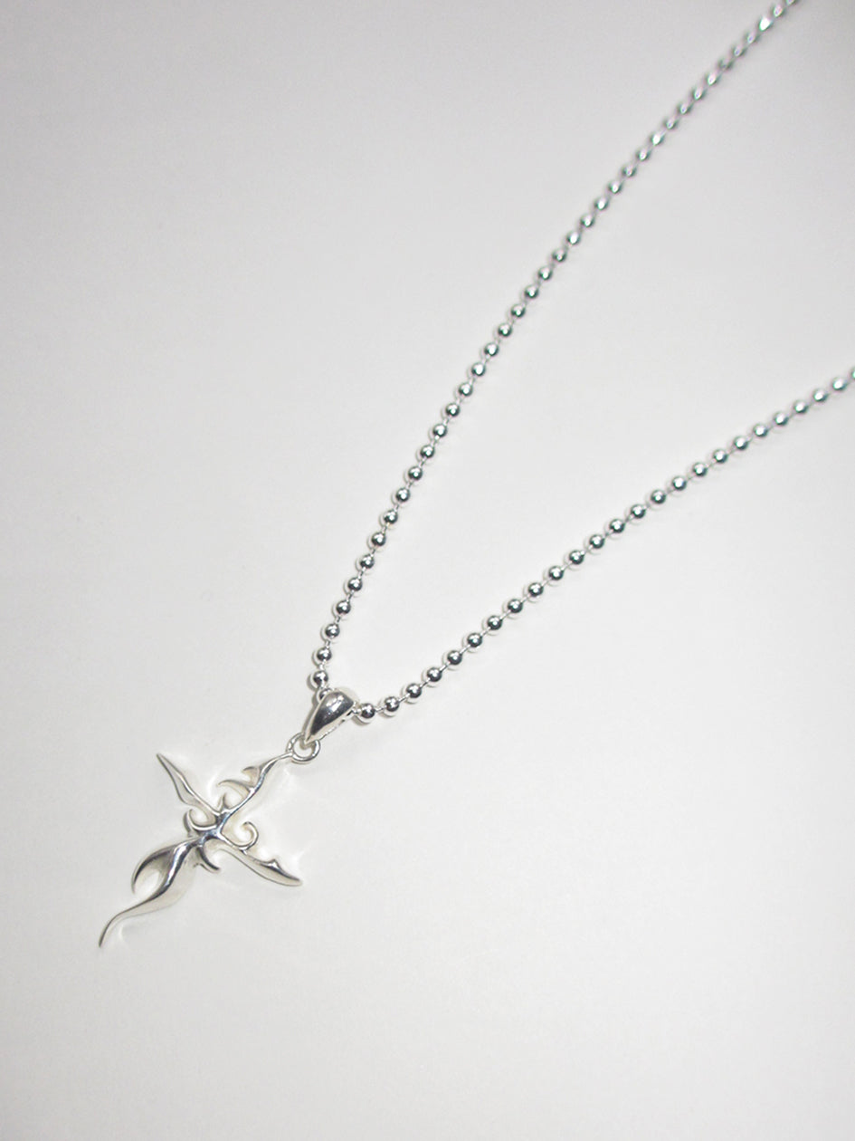 SELMA CROSS 925 STERLING SILVER BALL CHAIN – Rimor Jewelry