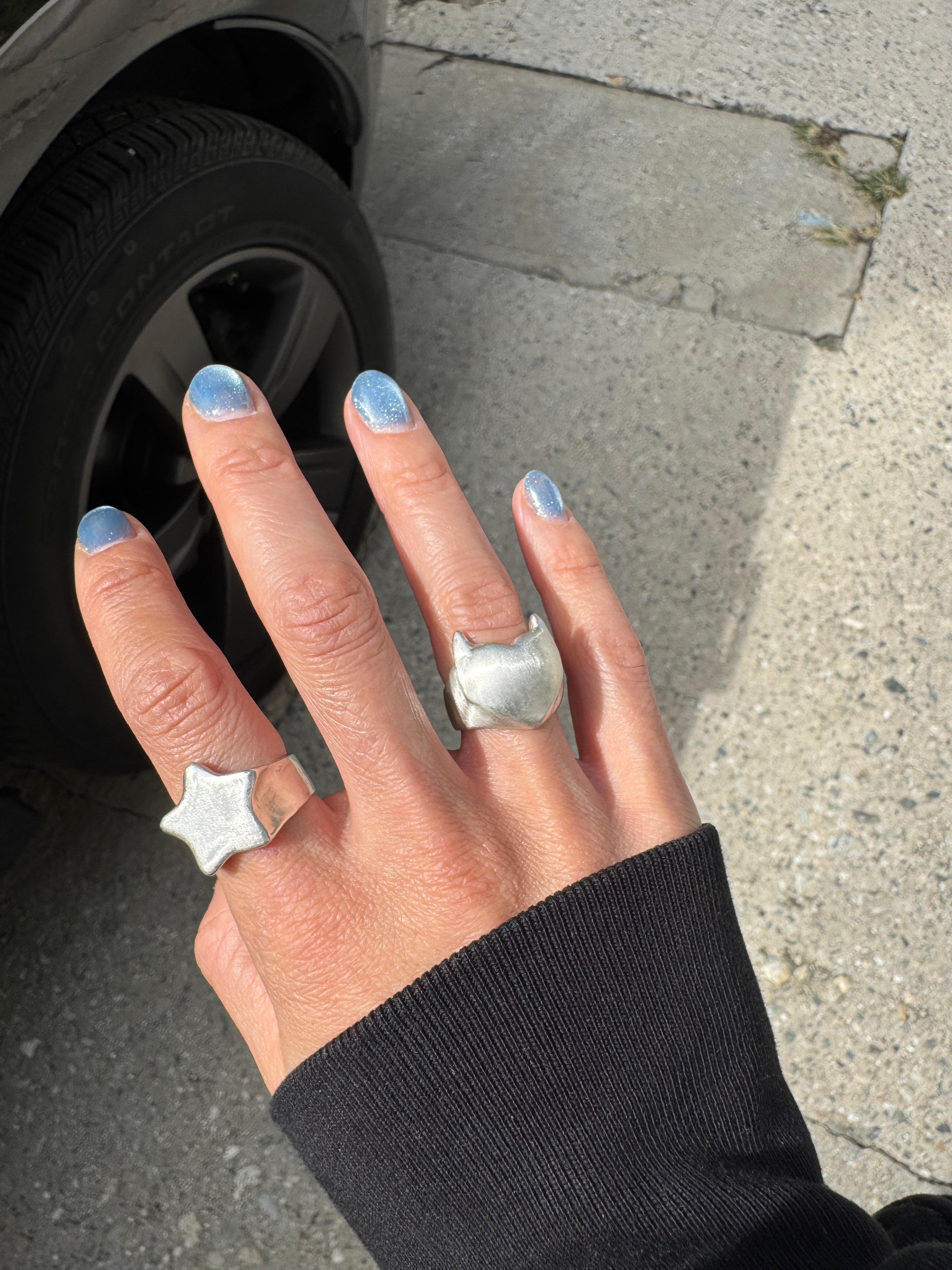 THE STAR SIGNET RING 925 sterling silver – Rimor Jewelry