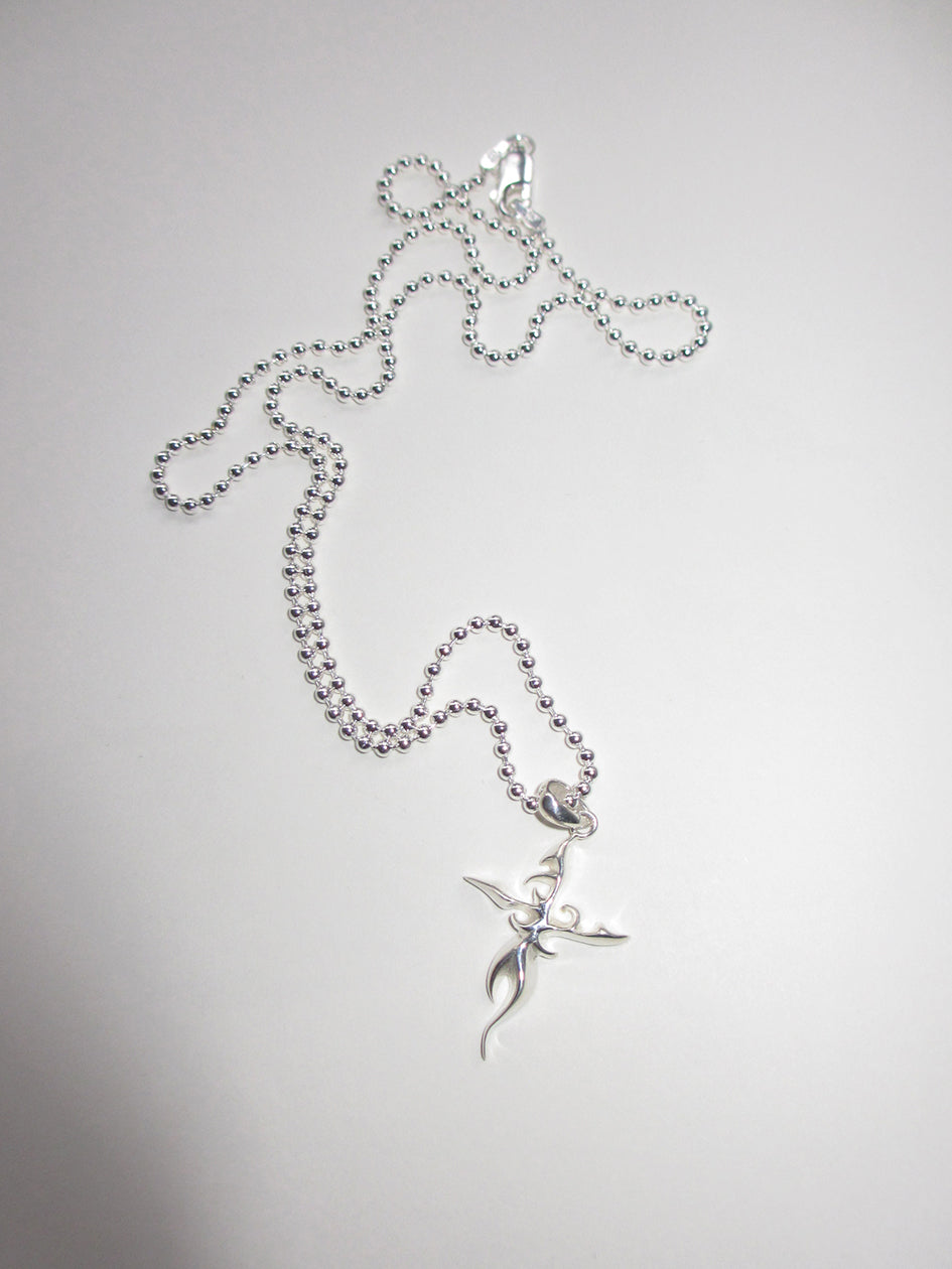 SELMA CROSS 925 STERLING SILVER BALL CHAIN – Rimor Jewelry