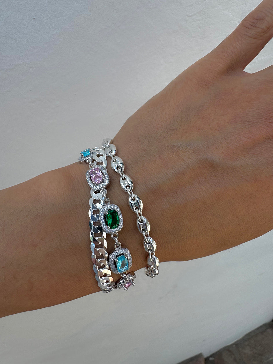 THE STERLING SILVER COFFEE BEAN BRACELET – Rimor Jewelry
