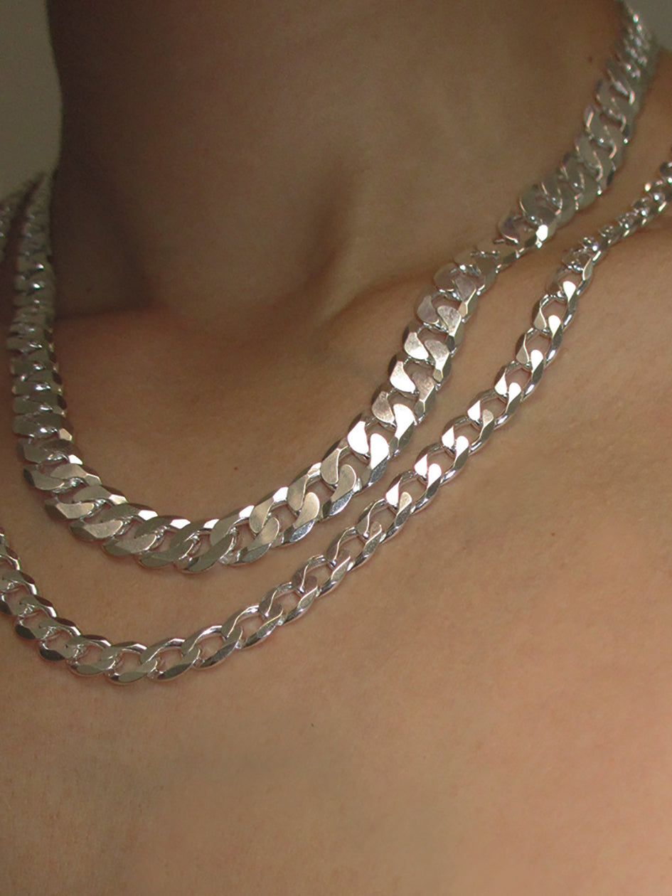 Thick 925 sterling silver chain hotsell