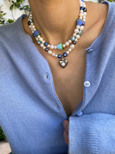 Load image into Gallery viewer, PRE-ORDER: BERRY BLUE PEARL CHOKER