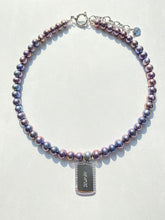 Load image into Gallery viewer, THE PEACOCK PEARL RMR TAG CHOKER