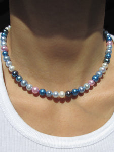 BLEUE PEARL CHOKER