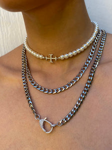 THE FLAT LINK CHAIN SILVER