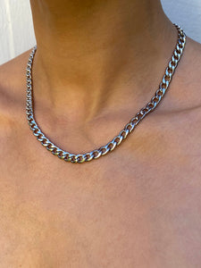 THE FLAT LINK CHAIN SILVER