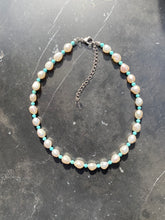 Load image into Gallery viewer, THE BAROQUE PEARL CHOKER WITH TURQUOISE