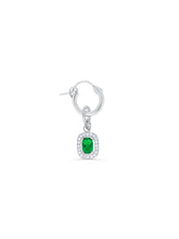 Load image into Gallery viewer, GREEN GEM EARRING