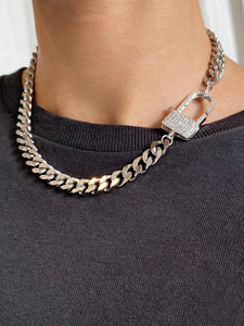 LARGE PADLOCK CLASP CHAIN