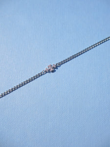 THE MINI ADAMAS CROSS BRACELET SILVER