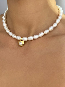 THE MINI VENUS BAROQUE PEARL CHOKER GOLD