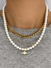 Load image into Gallery viewer, THE PEARLY ANGEL NECKLACE GOLD