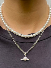 Load image into Gallery viewer, THE PEARLY ANGEL CHAIN SILVER